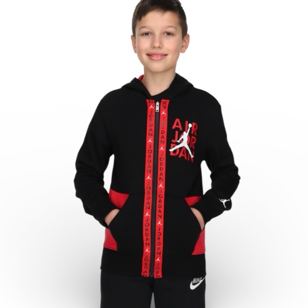 Jordan Kid’s Vert Tape Fleece Full Zip Jacket